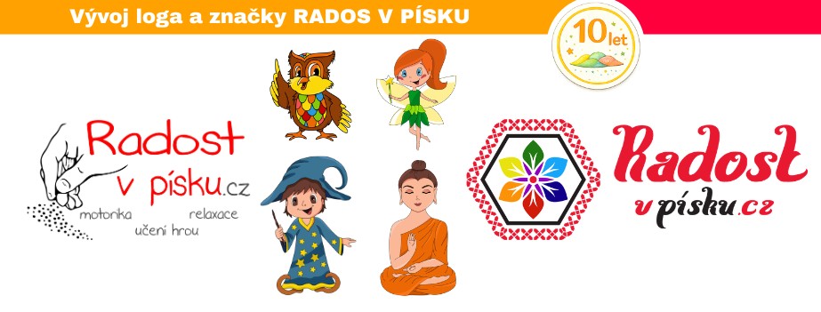 vyvoj znacky a loga radost v pisku